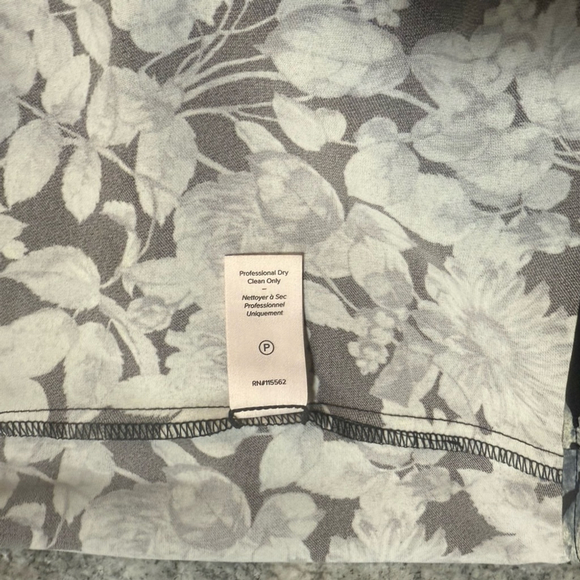 Cinq à Sept Claire Floral Wide Leg Pants, Slate Multi - Picture 10 of 13